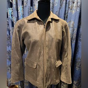 U.S WINGS INC. USA 30-1415 MILITARY LEATHER BOMBER JACKET SIZE L!!
